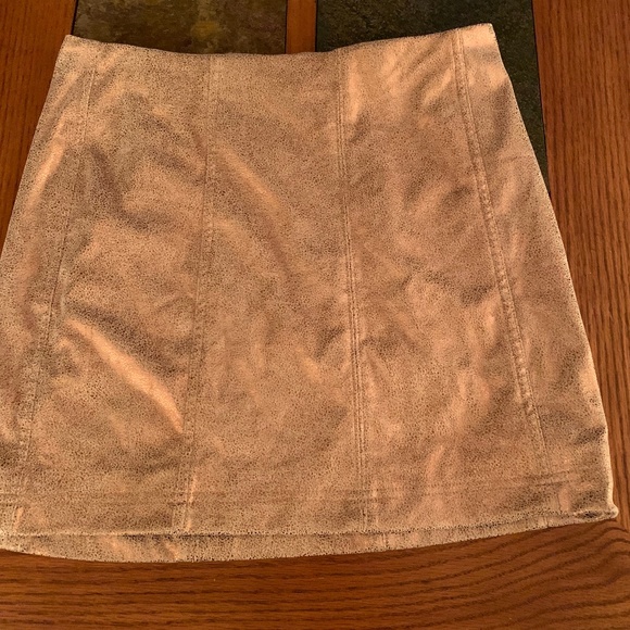 Free People Dresses & Skirts - Free People Faux Leather Mini- Size 12